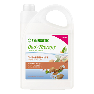 SYNERGETIC Гель д/душа Body Therapy Масло миндаля 3,5л