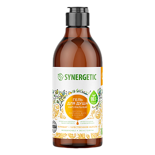 SYNERGETIC Гель для душа Кумкват и чувственное нероли, 380мл
