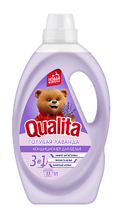 QUALITA Кондиционер для белья Lavender флакон, 1000мл