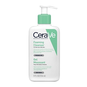 CeraVe Гель очищающий для нормальной и жирной кожи 236мл