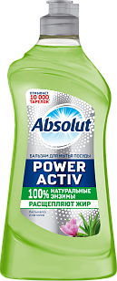 Absolut Power Activ Бальзам д/посуды Листья алоэ и магнолия флип-топ 500г