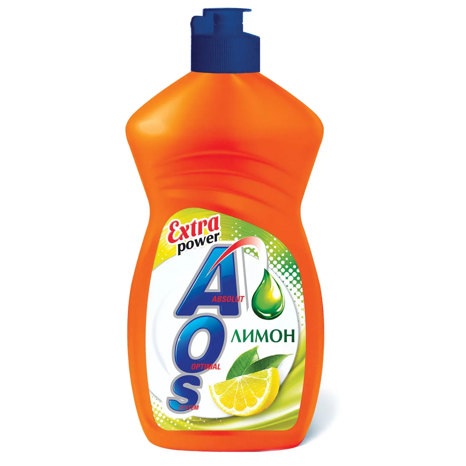 AOS Жидкость для посуды Лимон, 450мл