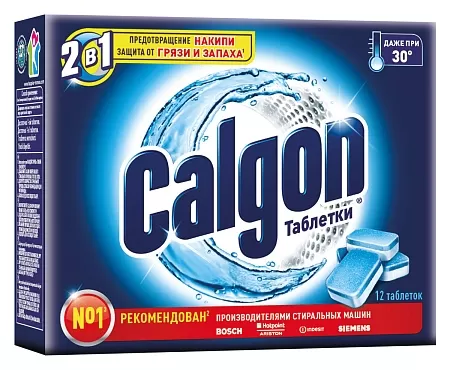 Calgon 2в1 Средство для смягчения воды таблетки, 12шт