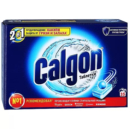 Calgon 2в1 Средство для смягчения воды таблетки, 35шт